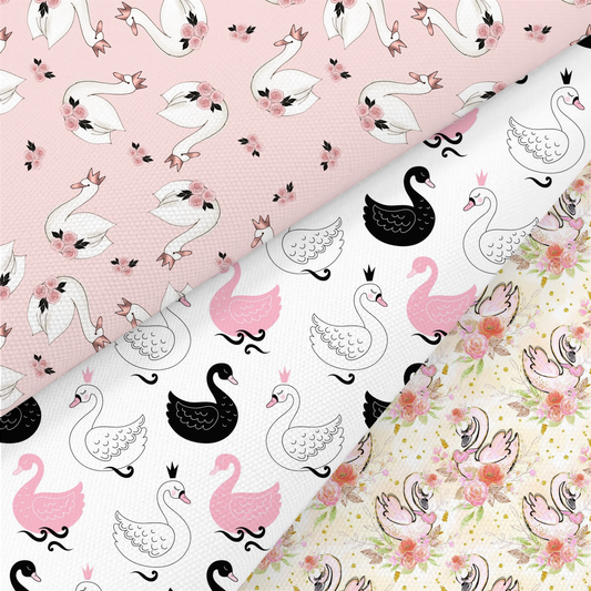 Swan Printed Fabric