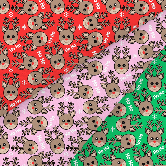 Reindeers Printed Fabric