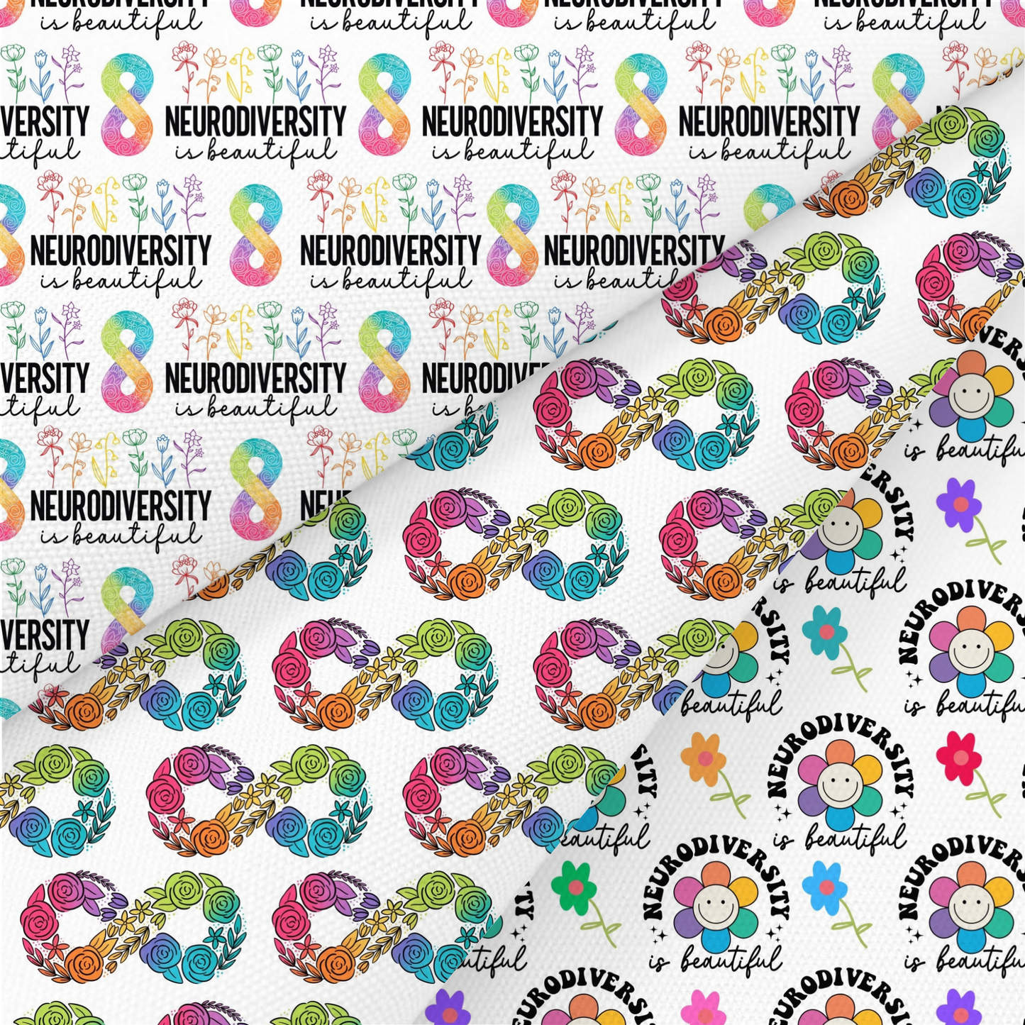 Neurodiversity Printed Fabric