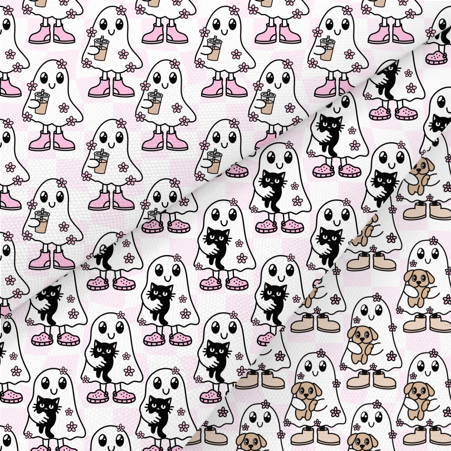 Ghost Printed Fabric