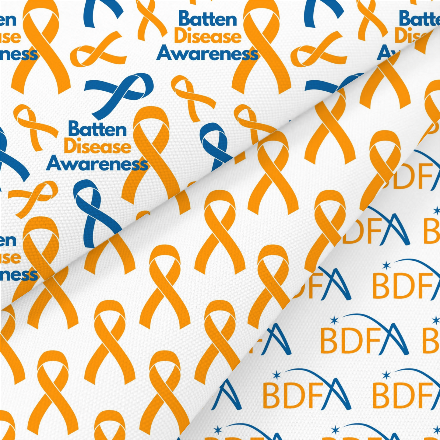 Battens Disease Awareness Printed Fabric