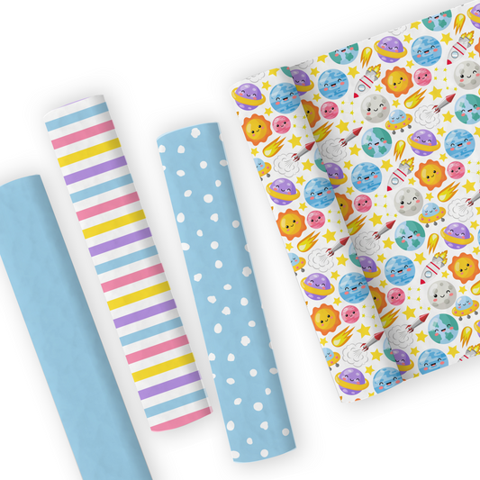 Planets Leatherette And Coordinating Fabrics