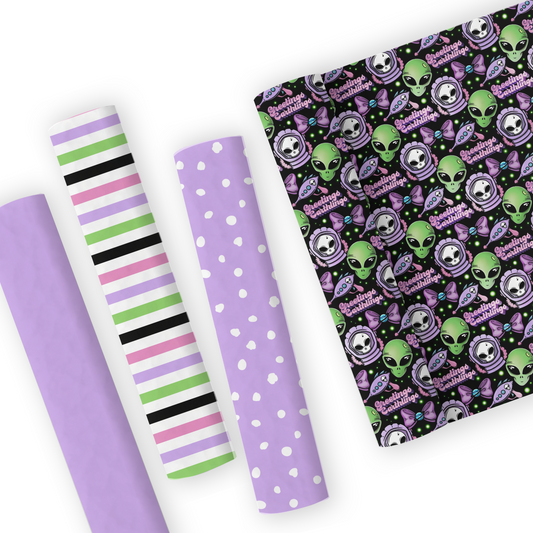 Space Leatherette And Coordinating Fabrics