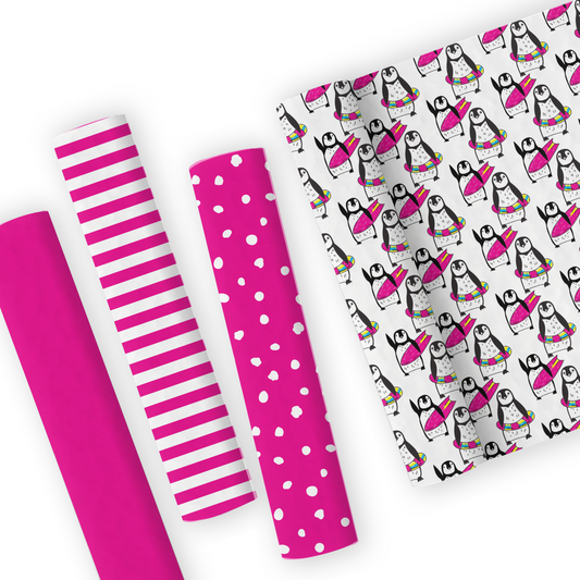 Surfer Penguin Leatherette And Coordinating Fabrics