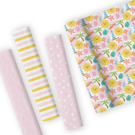 Summer Leatherette And Coordinating Fabrics