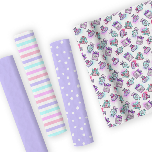 Perfume Leatherette And Coordinating Fabrics
