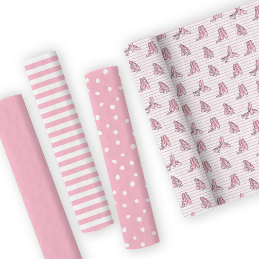 Ballet Slipper Leatherette And Coordinating Fabrics