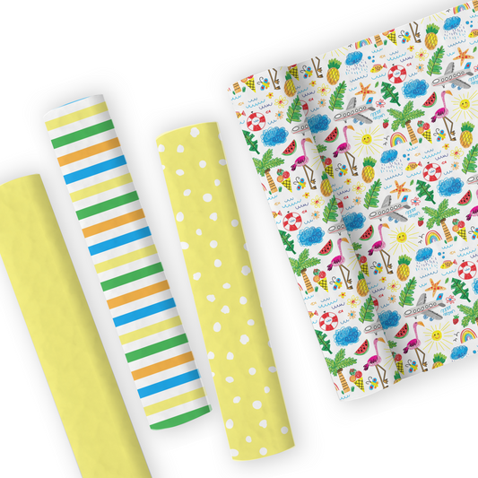 Summer Doodles Leatherette And Coordinating Fabrics