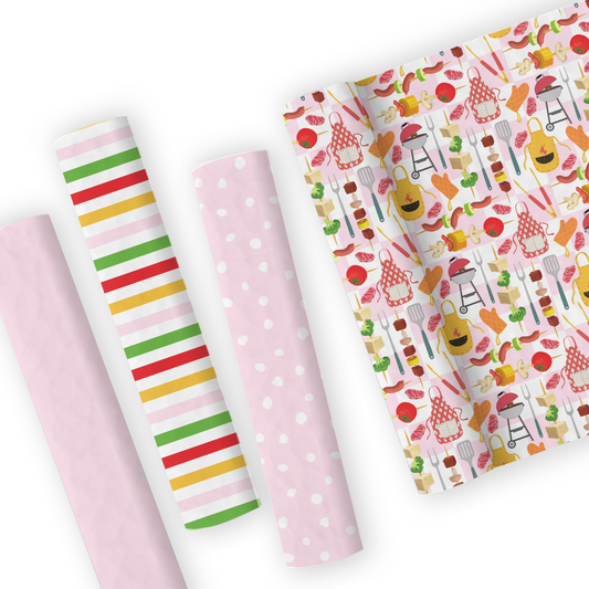 BBQ Leatherette And Coordinating Fabrics