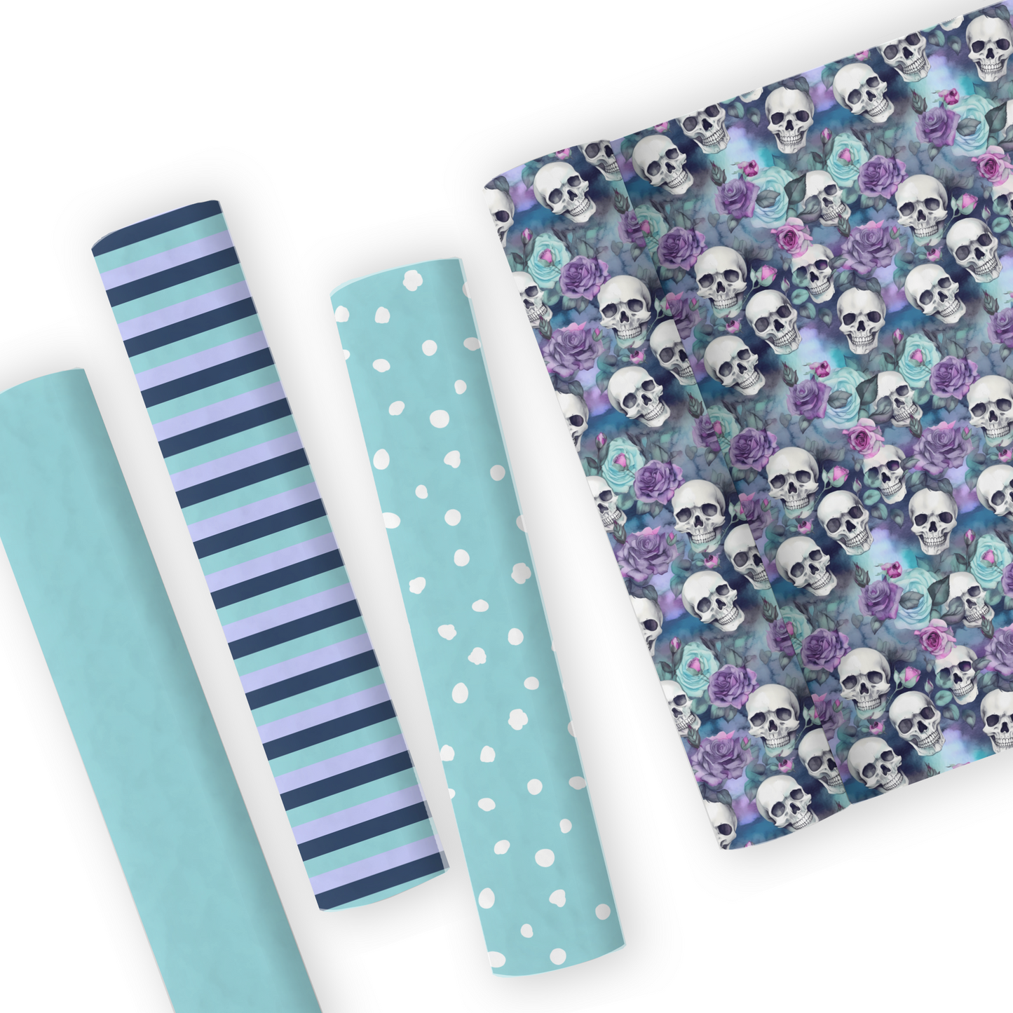 Skull Leatherette And Coordinating Fabrics