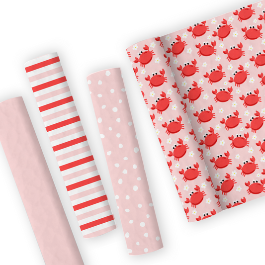 Crab Leatherette And Coordinating Fabrics