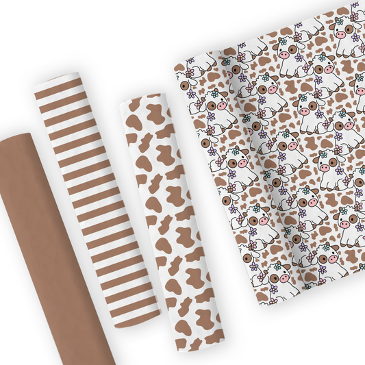 Cow Leatherette And Coordinating Fabrics