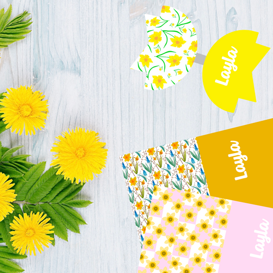 Daffodils • Personalised Fabric