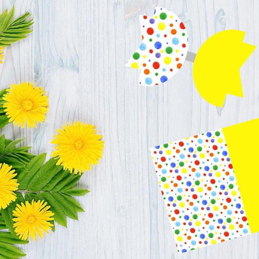 Yellow Dottie • Personalised Fabric