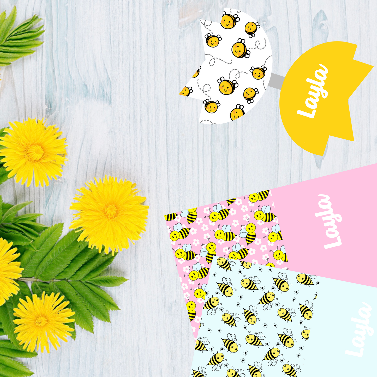 Bees • Personalised Fabric