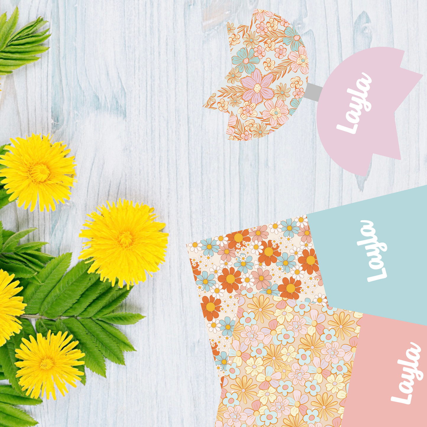 Daisys • Personalised Fabric