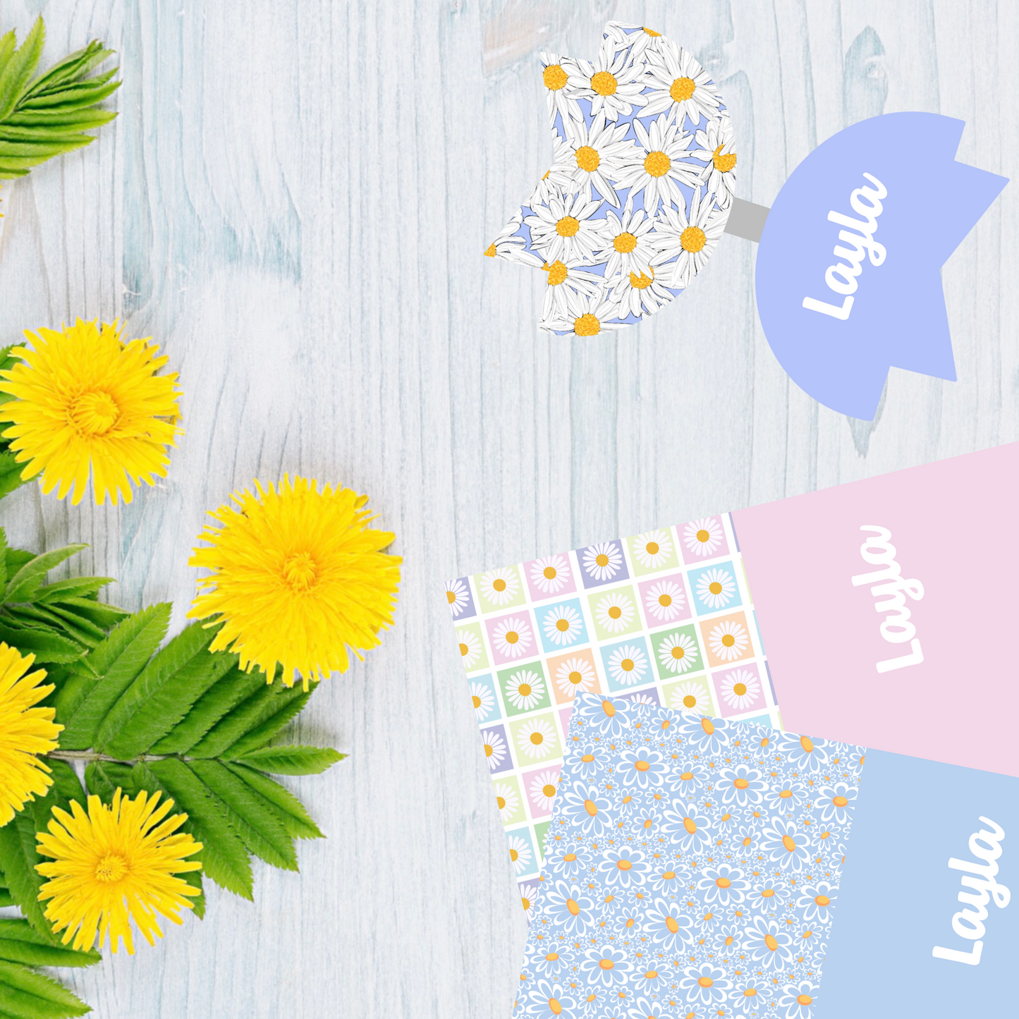 Daisys • Personalised Fabric