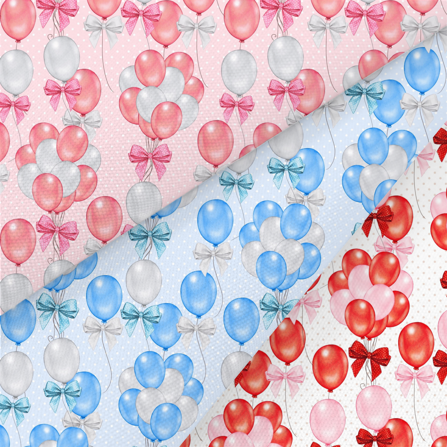 Balloons Printed Fabric