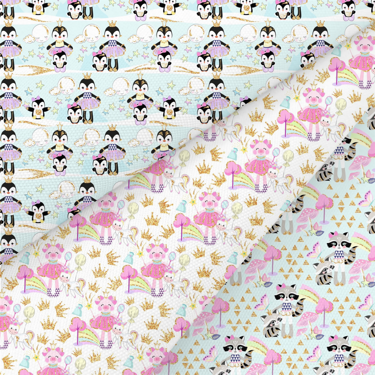 Mummy And Me Animals Printed Fabric