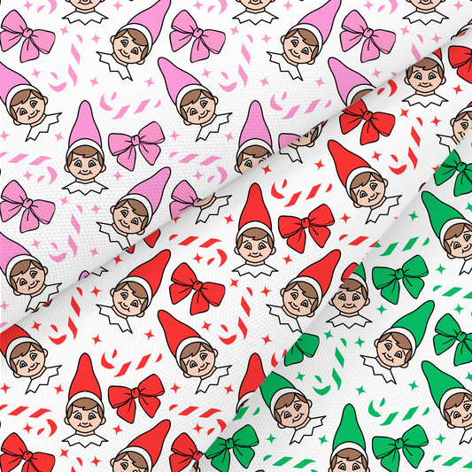 Christmas Elf Printed Fabric