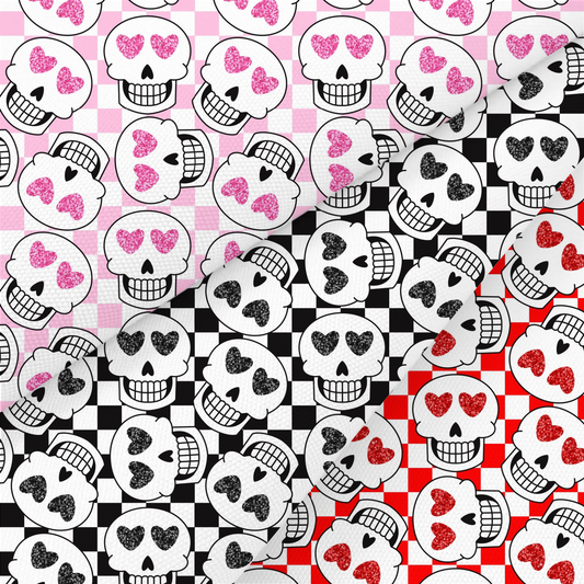 Skull Printed Fabric