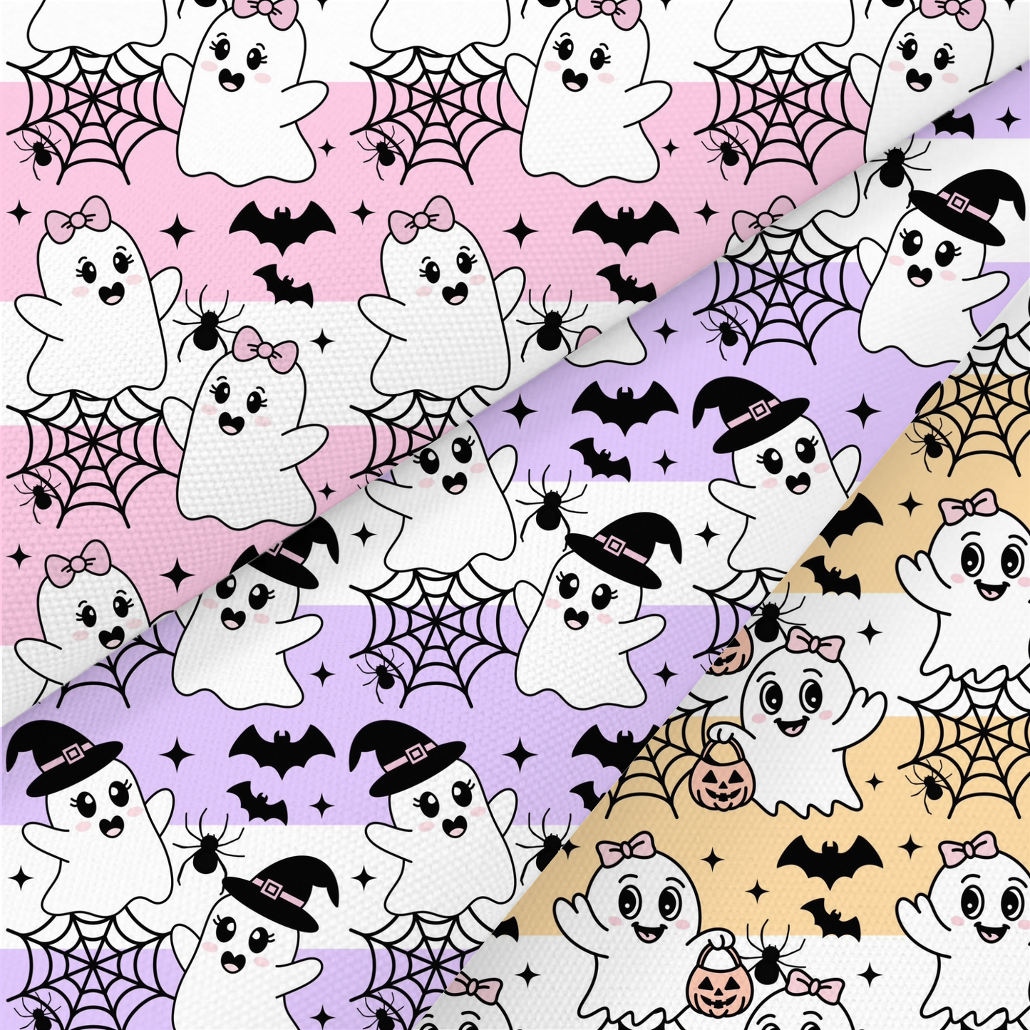 Halloween Ghost Printed Fabric