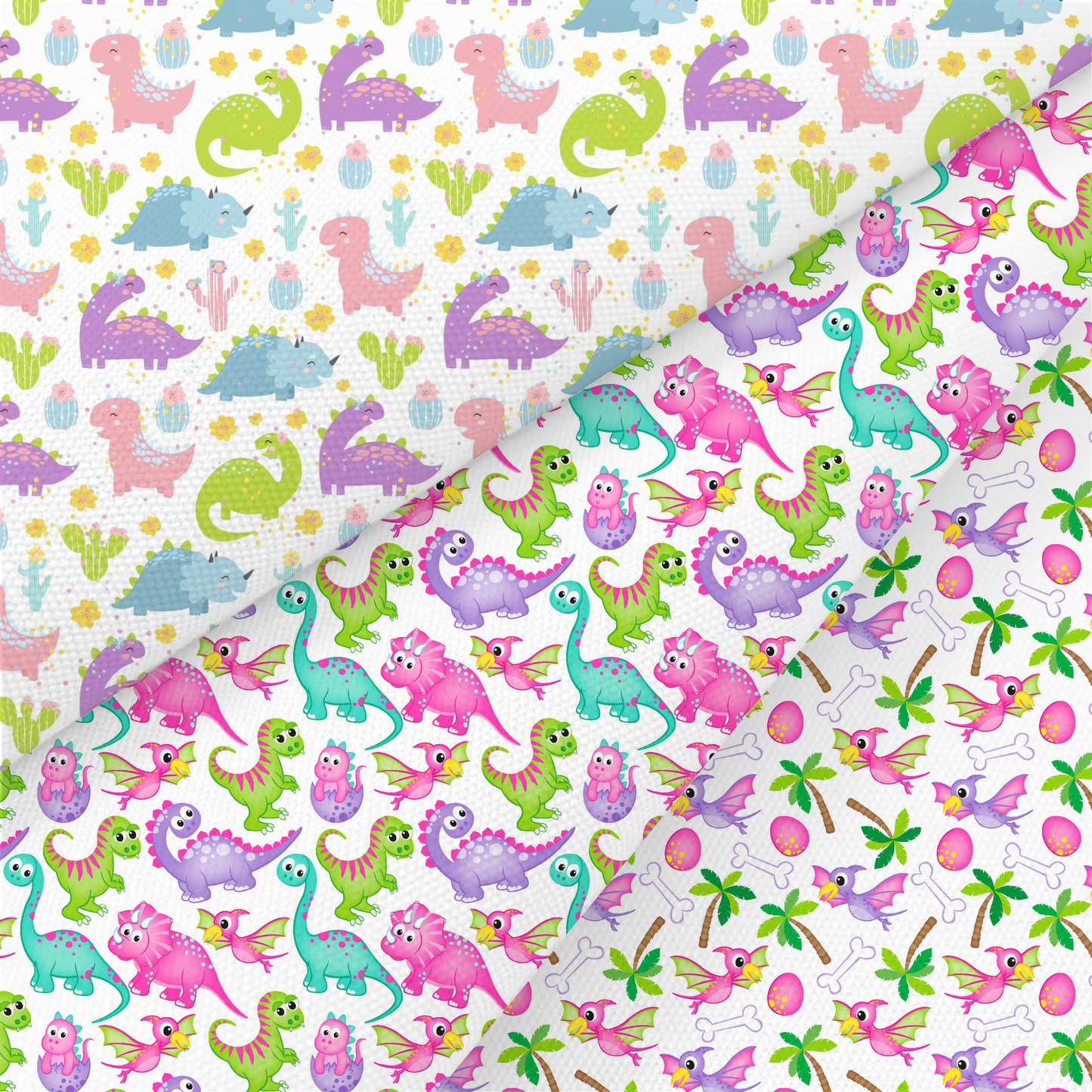 Dinosaur Printed Fabric