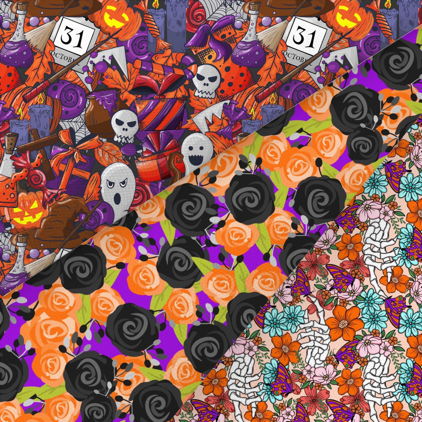 Halloween Printed Fabric