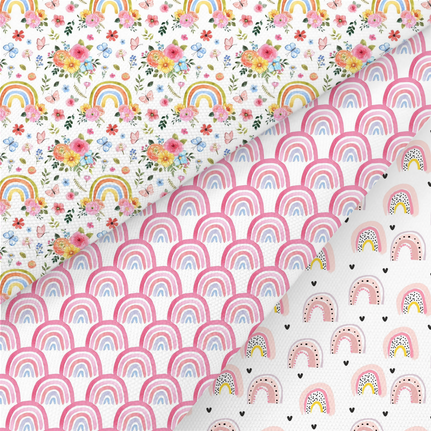 Rainbow Printed Fabric