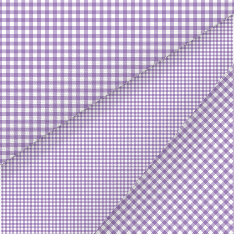 Light Purple Gingham • Canvas And Felt Backed Printed Fabric