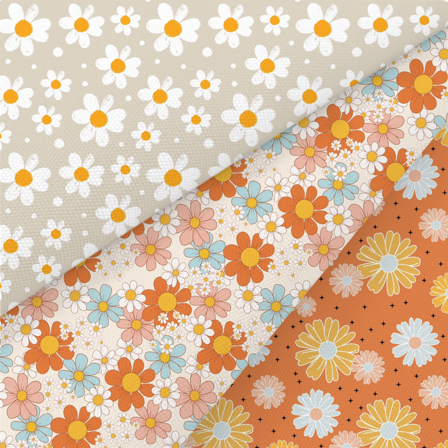 Daisy Printed Fabric