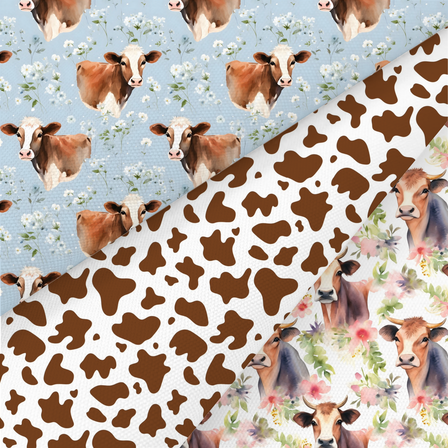 Cow Printed Fabric