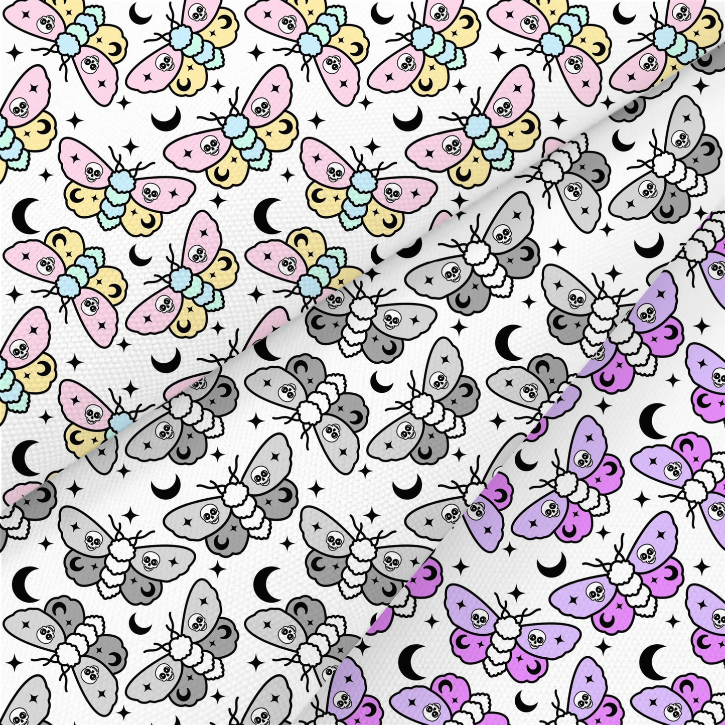 Moth Printed Fabric