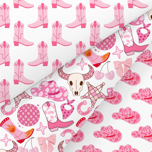 Cowgirl Printed Fabric