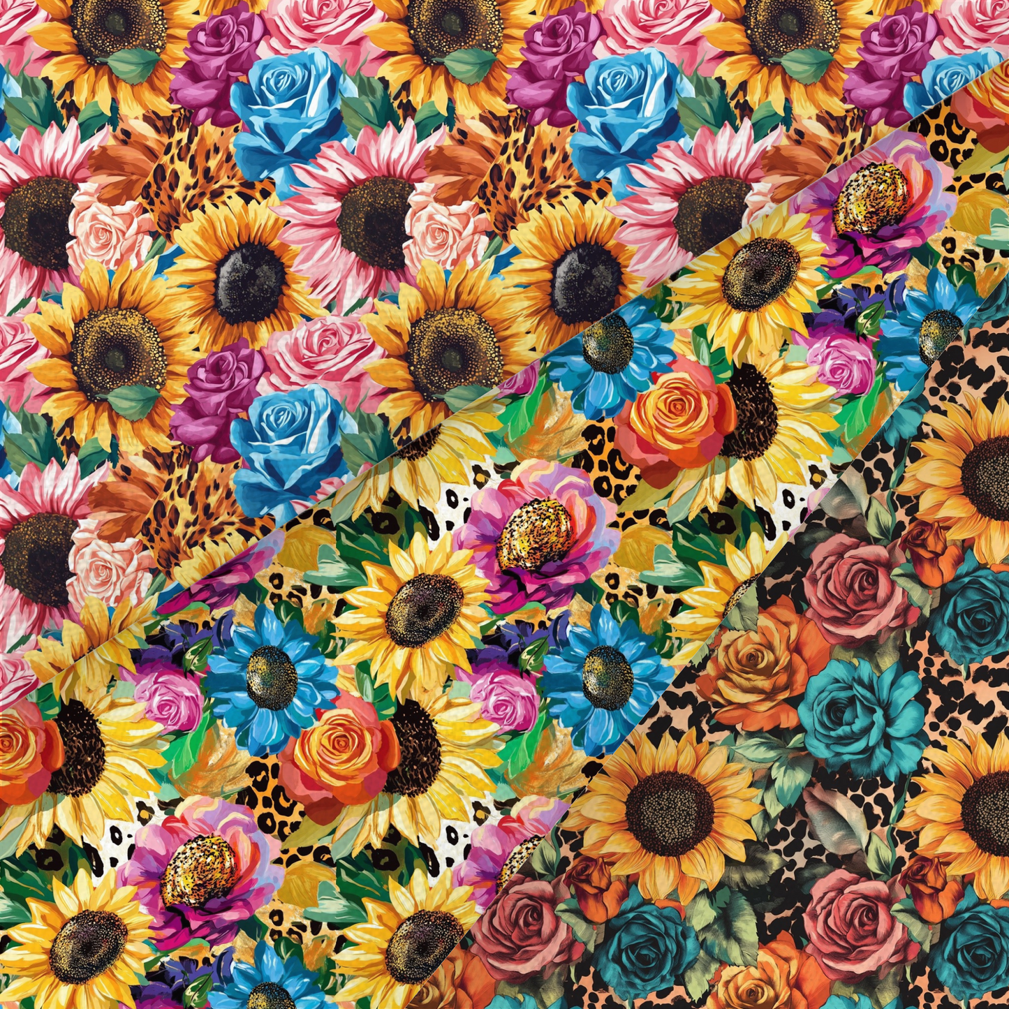 Sunflower Printed Fabric