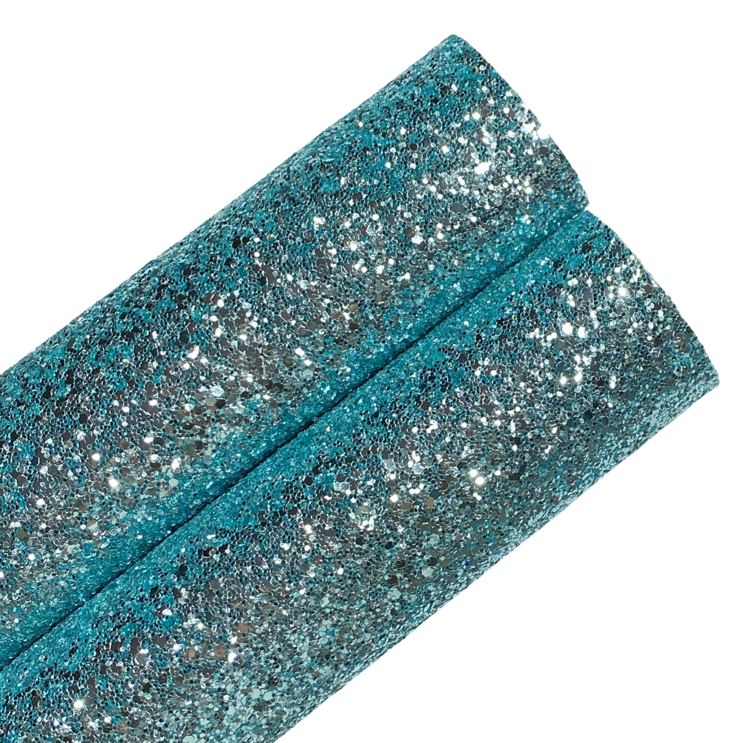 Blue Green Chunky Glitter