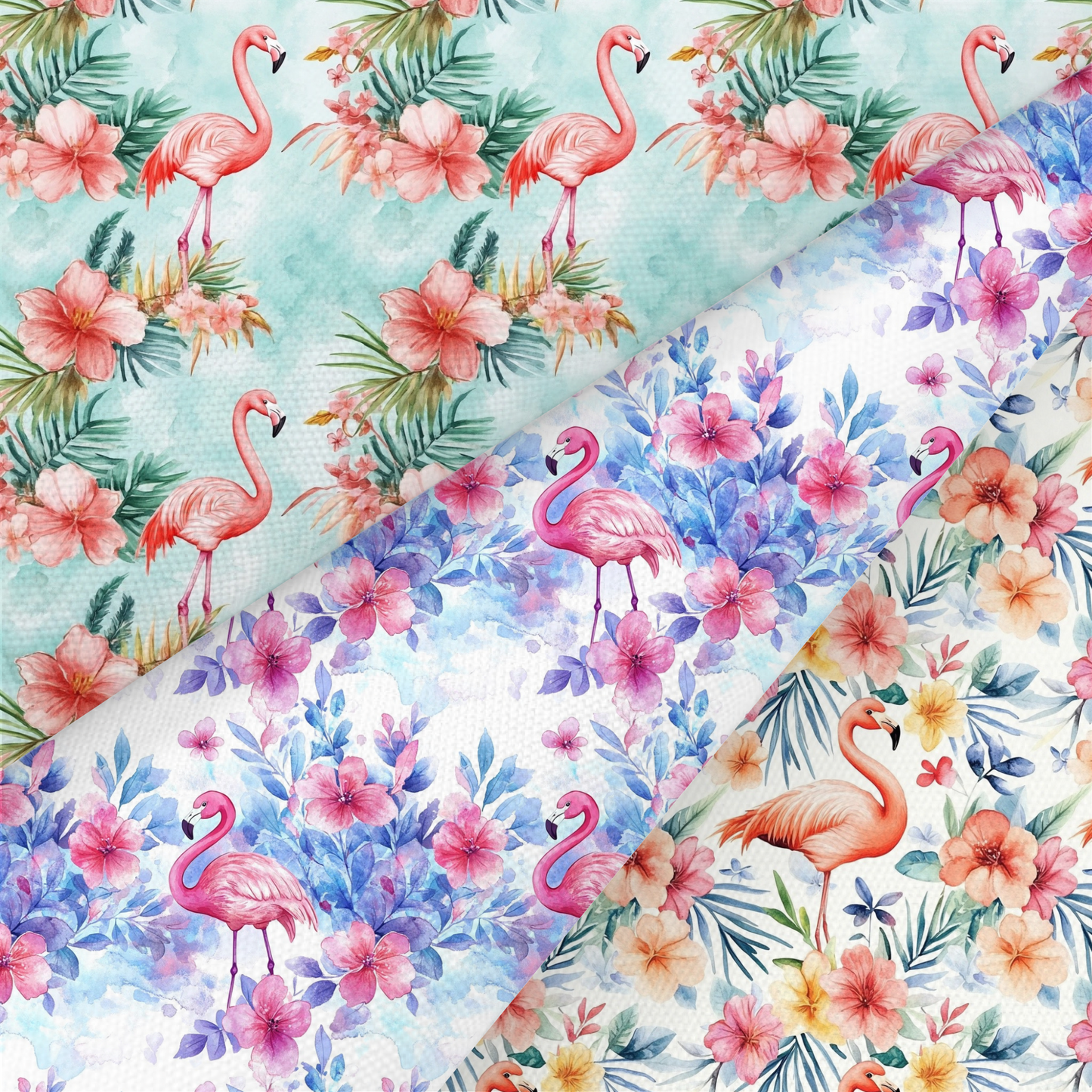 Flamingo Printed Fabric