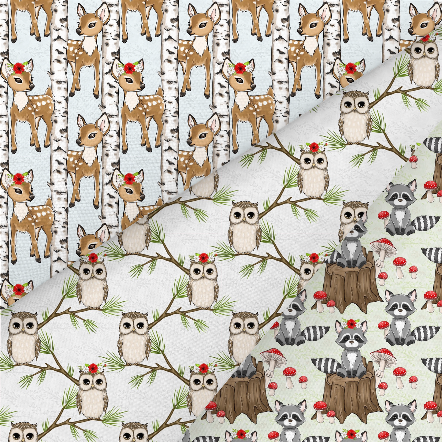 Woodland Printed Fabric