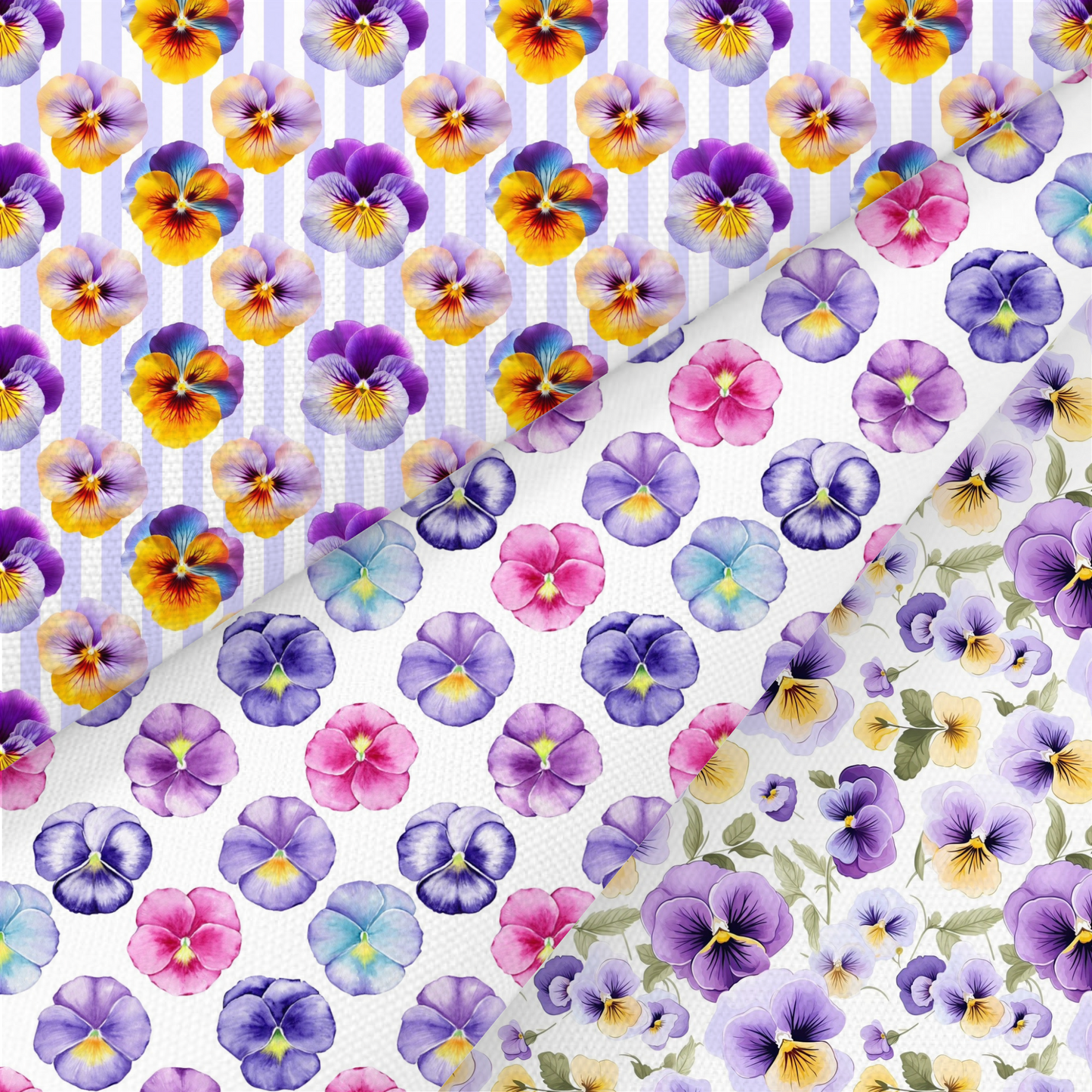 Pansy Printed Fabric