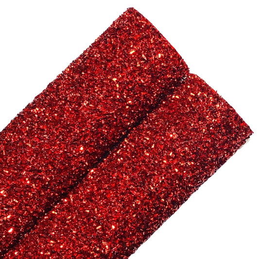 Red Tinsel Glitter