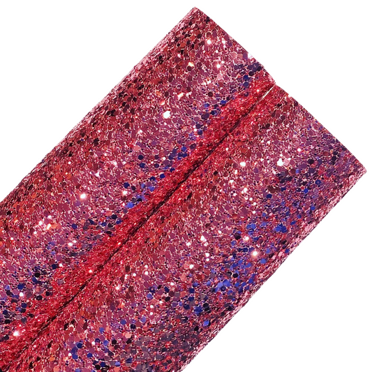 Dusky Pink Chunky Glitter Felt