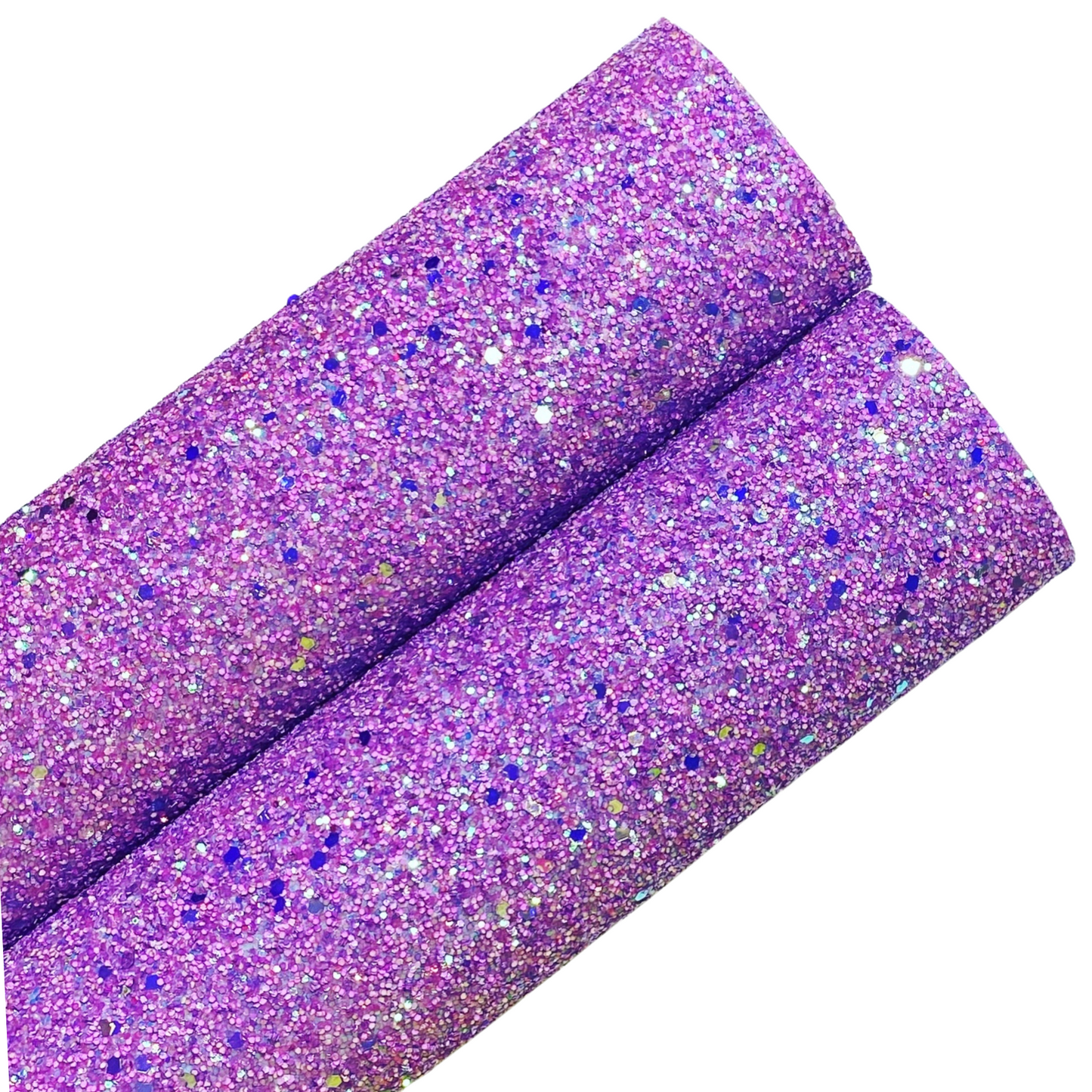 Neon Purple Chunky Glitter Felt Backing