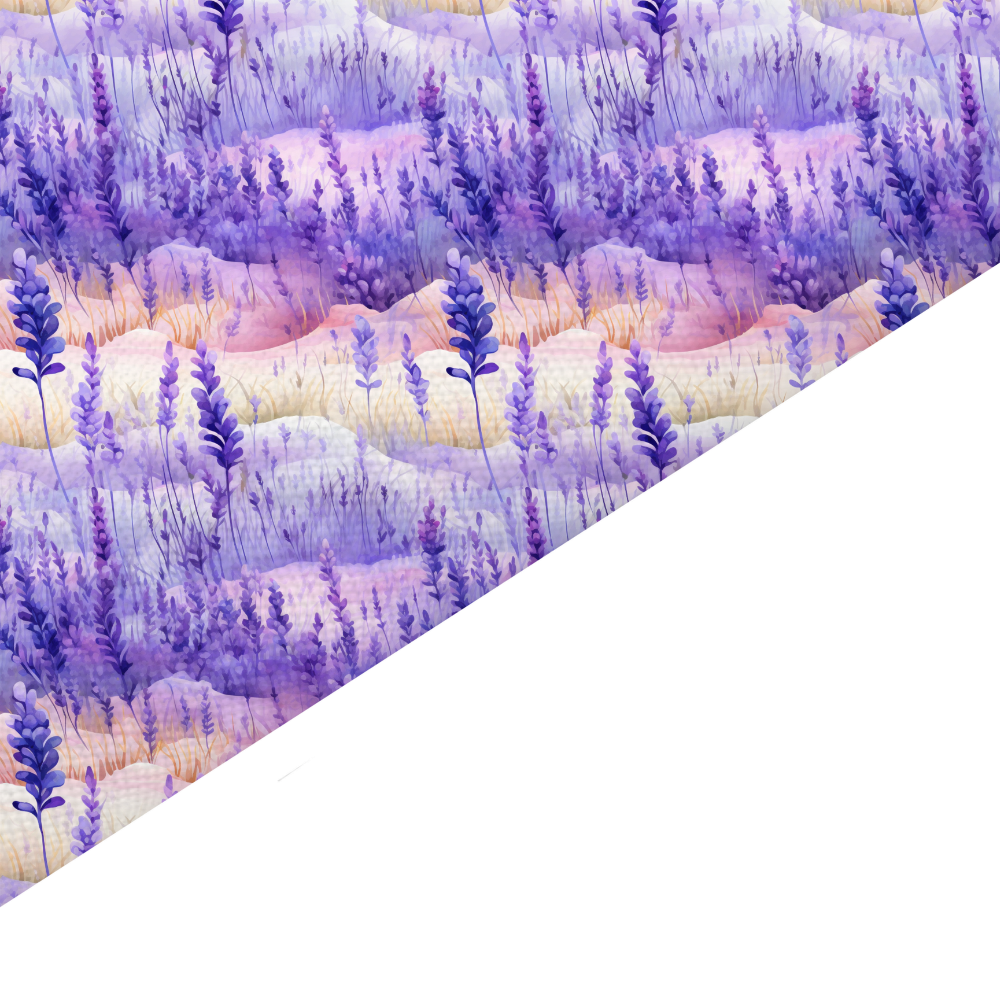 Lavender Canvas And Felt Backed Fabric - SKU E20