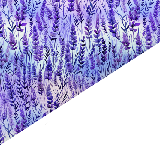 Lavender Canvas And Felt Backed Fabric - SKU E21