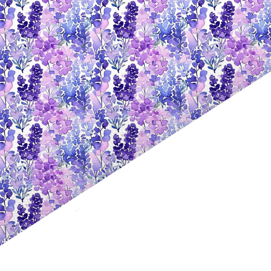 Lavender Canvas And Felt Backed Fabric - SKU E22