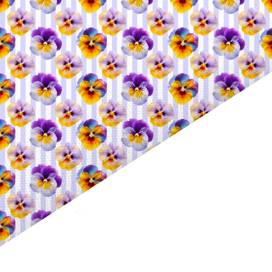 Pansy Canvas And Felt Backed Fabric - SKU E25