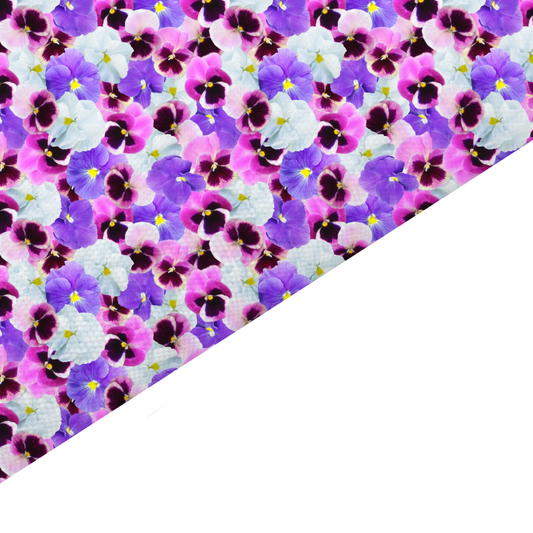 Pansy Canvas And Felt Backed Fabric - SKU E28