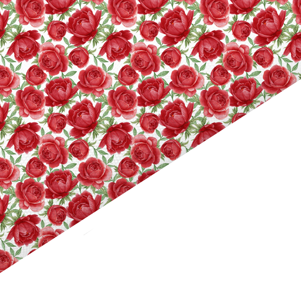 Peony Canvas And Felt Backed Fabric - SKU E30