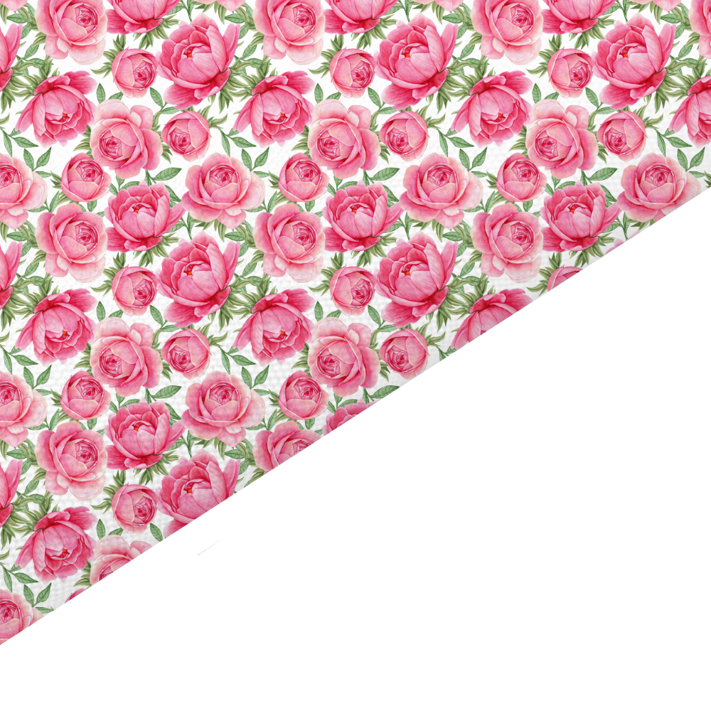 Peony Canvas And Felt Backed Fabric - SKU E32