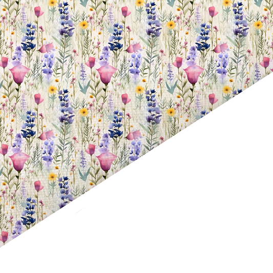 Wildflower Canvas And Felt Backed Fabric - SKU E45